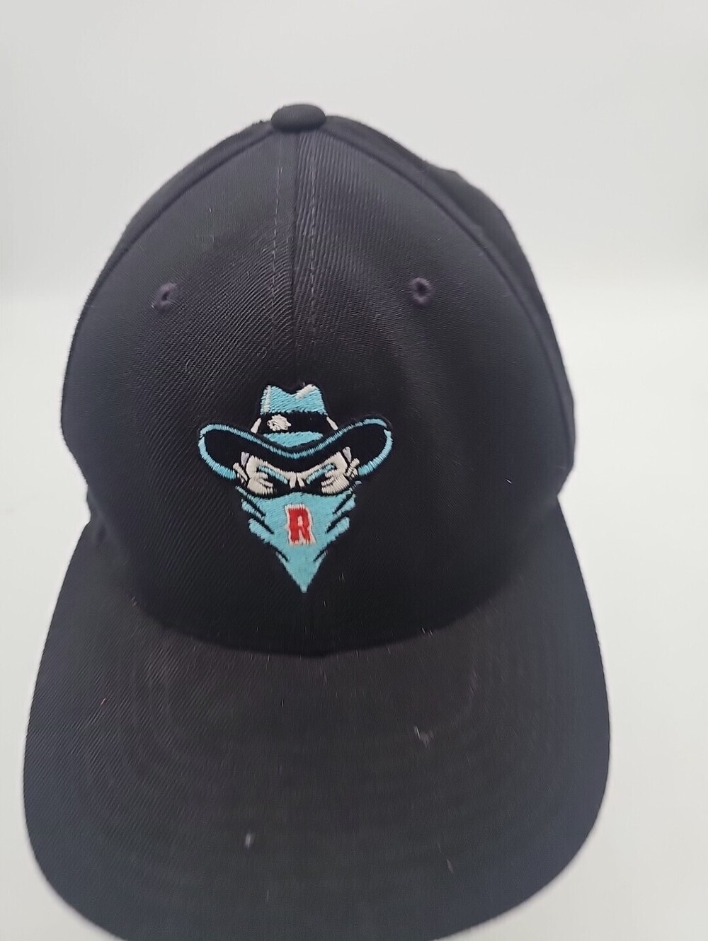 Regulators Baseball Club Youth Organization Hat Cap Black Blue Bandit Logo Size